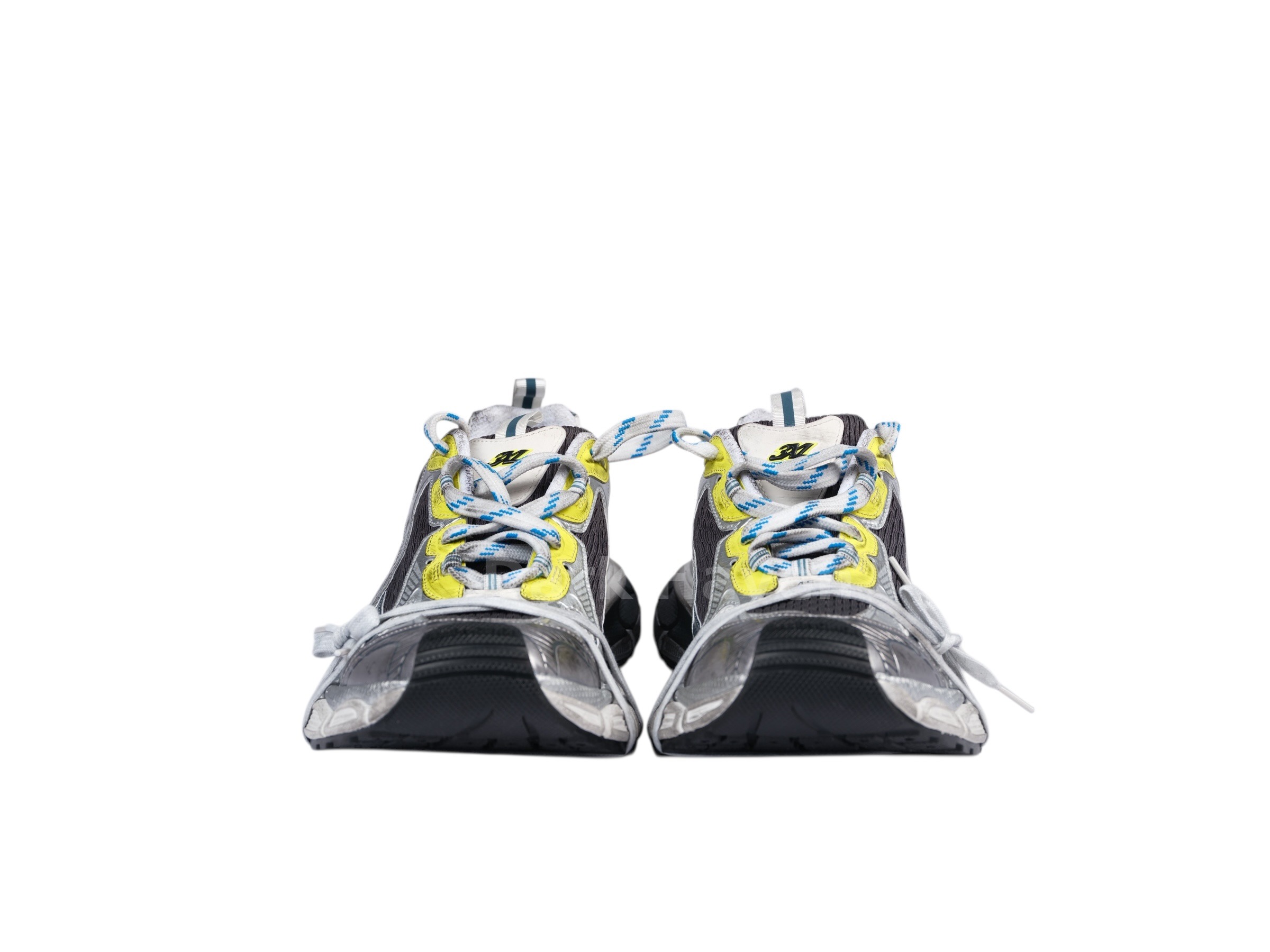 3XL Sneaker White Blue Yellow