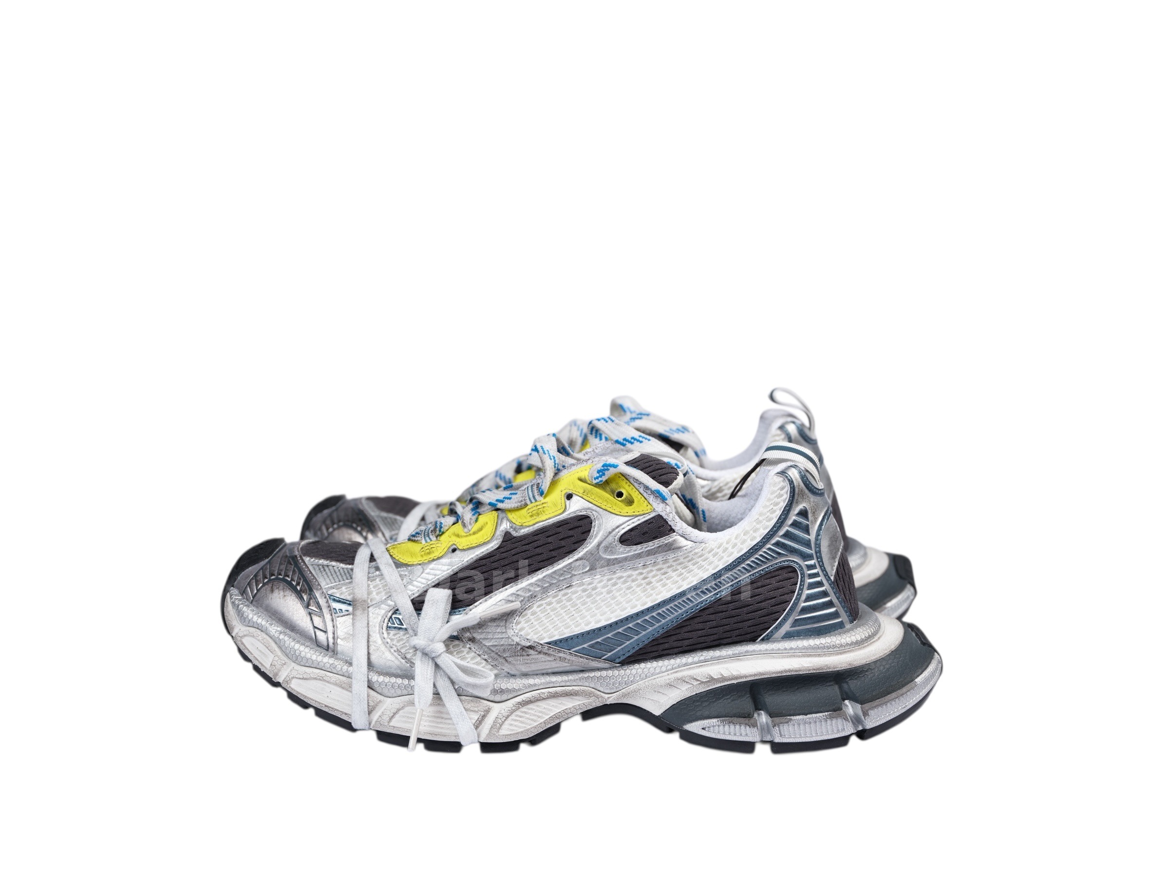 3XL Sneaker White Blue Yellow