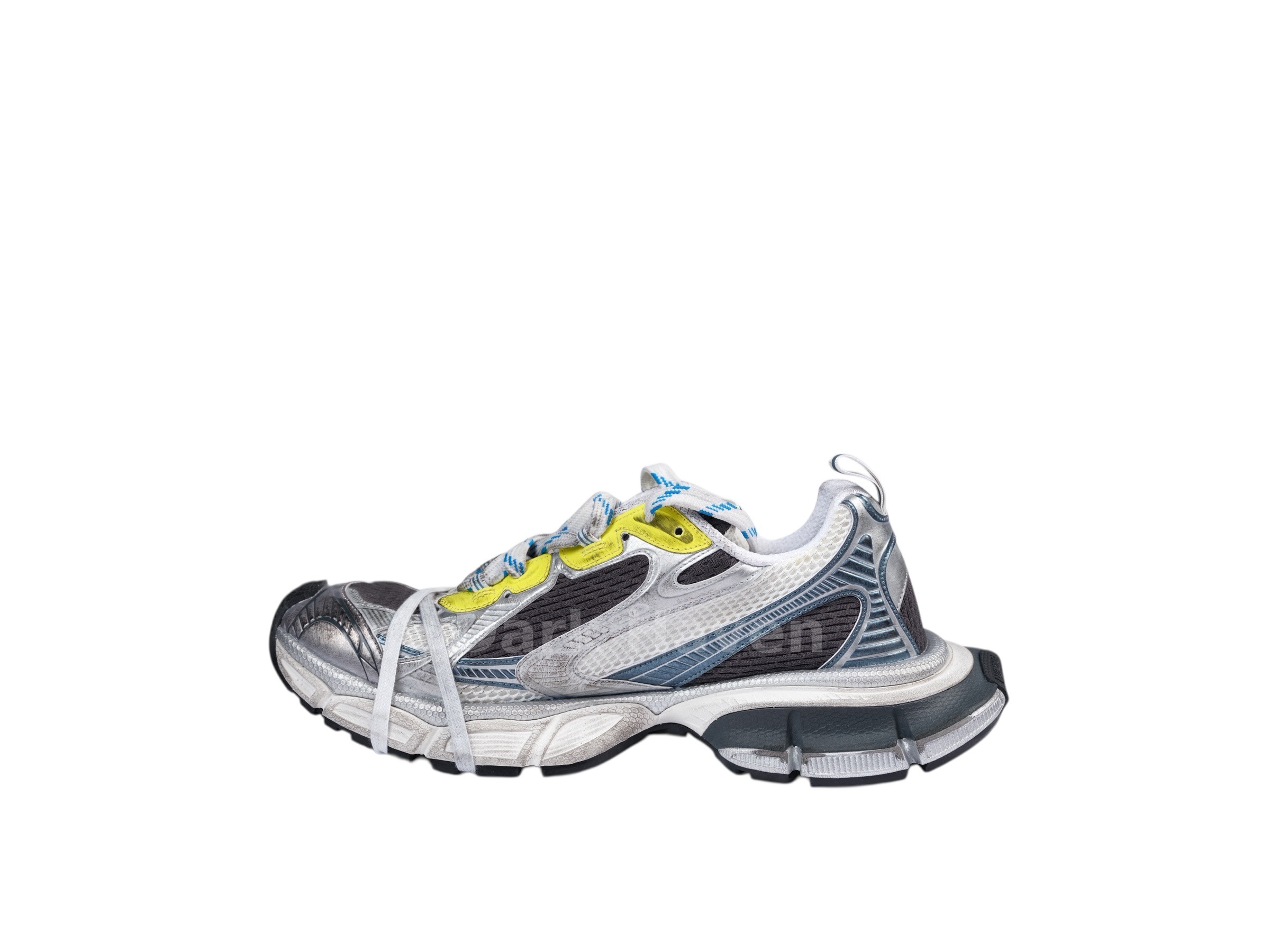 3XL Sneaker White Blue Yellow