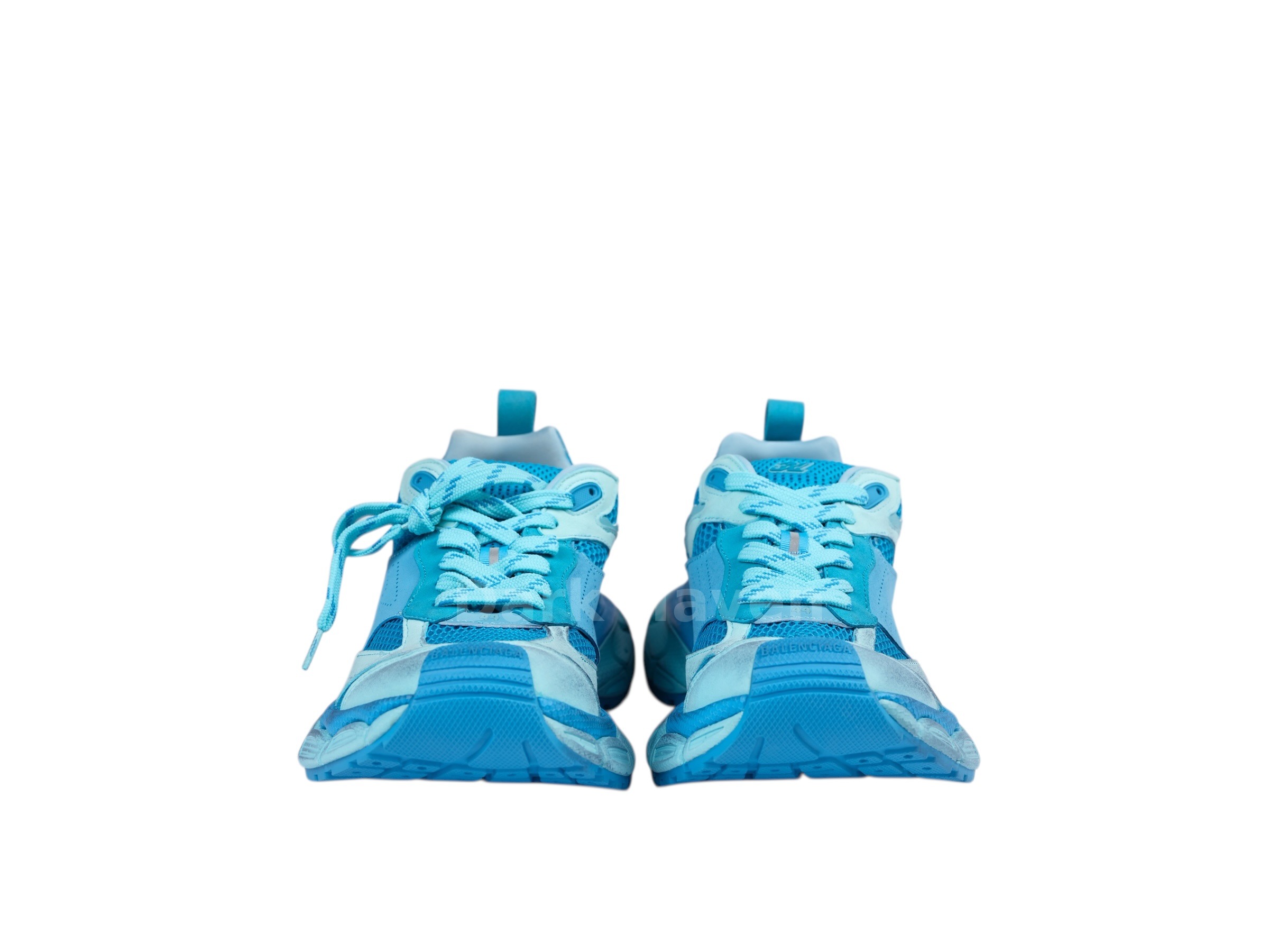 3XL Sneaker Mesh / Suede Light Blue