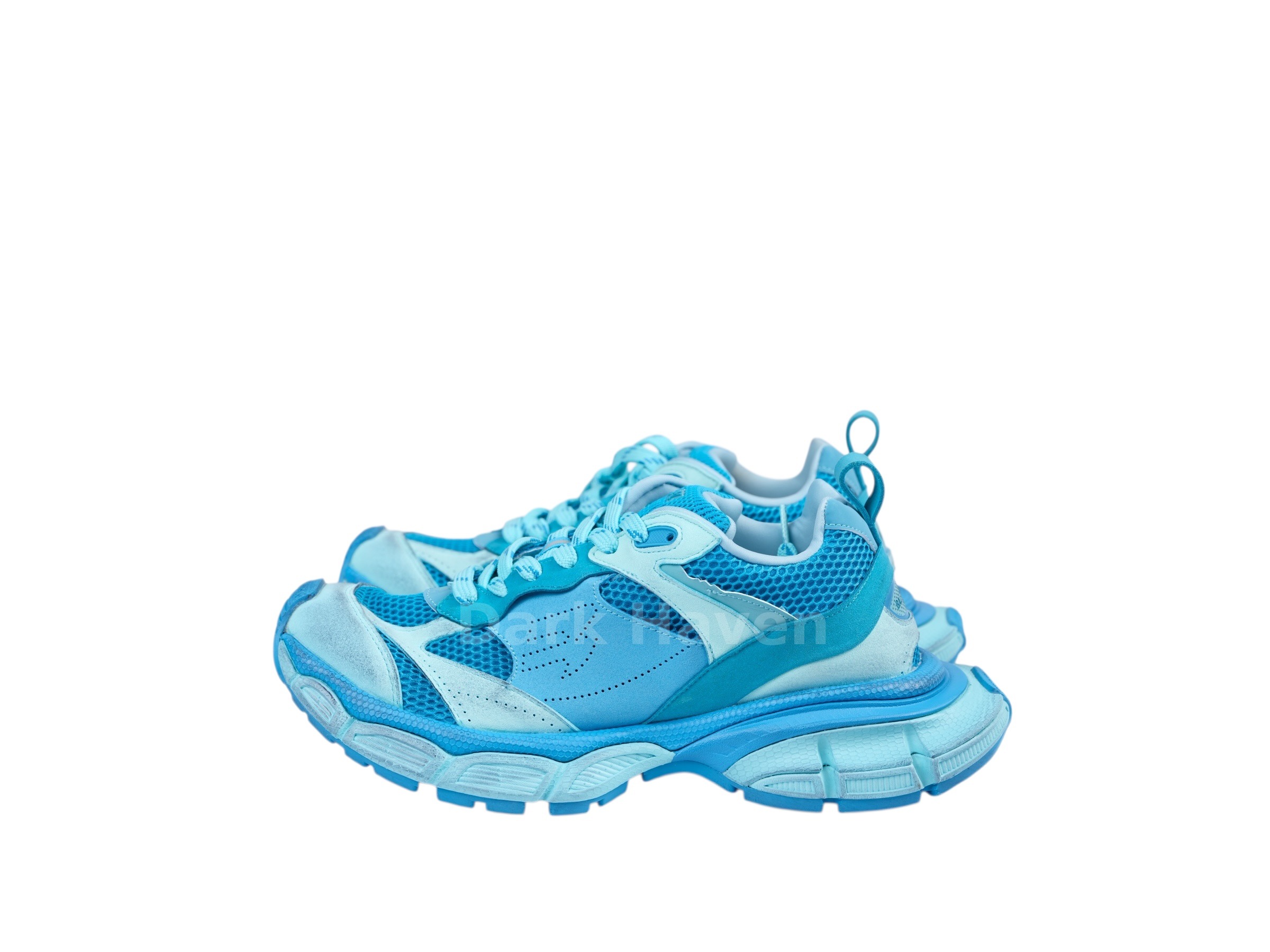 3XL Sneaker Mesh / Suede Light Blue