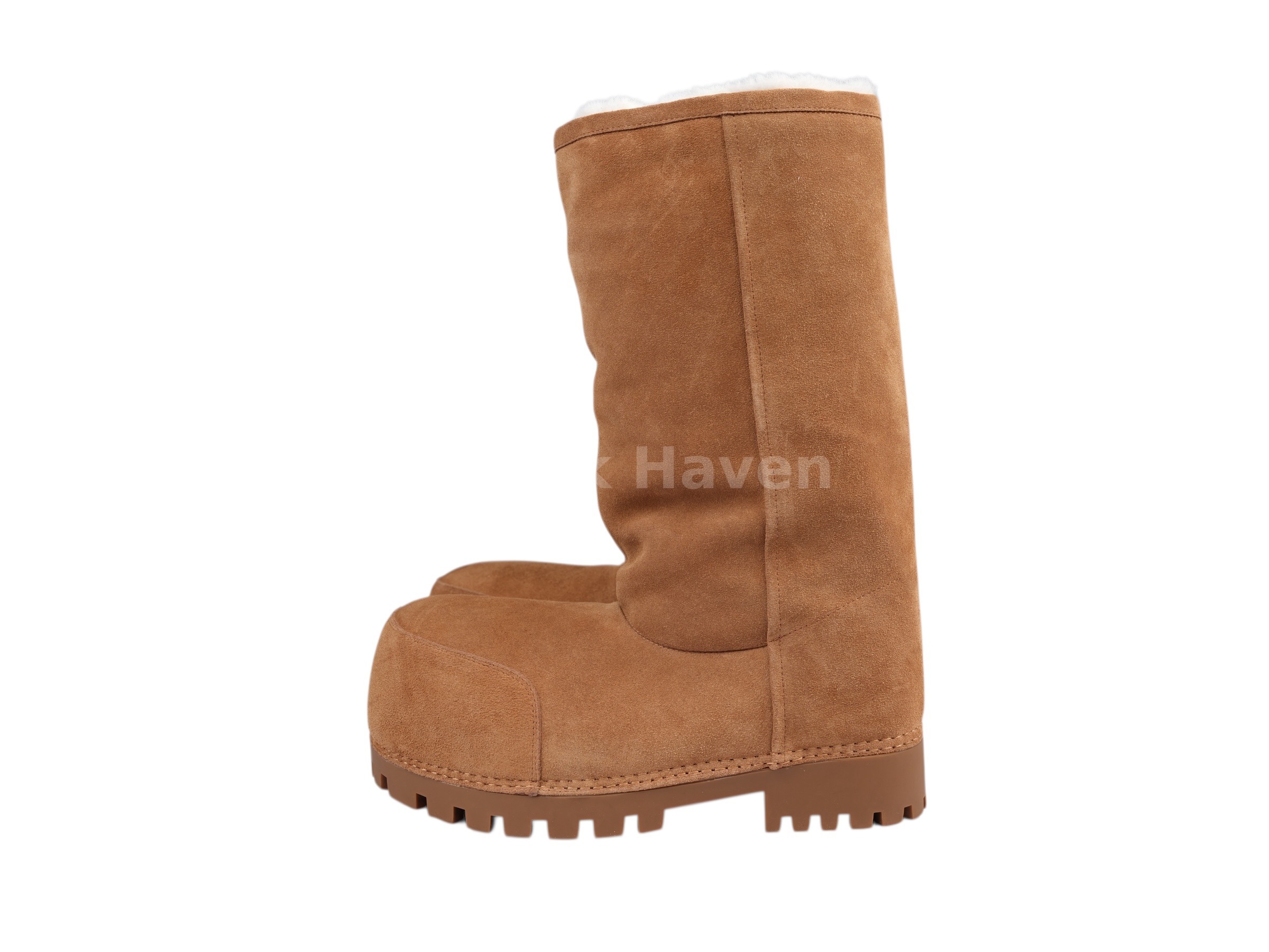 Alaska Fur High Boot Suede