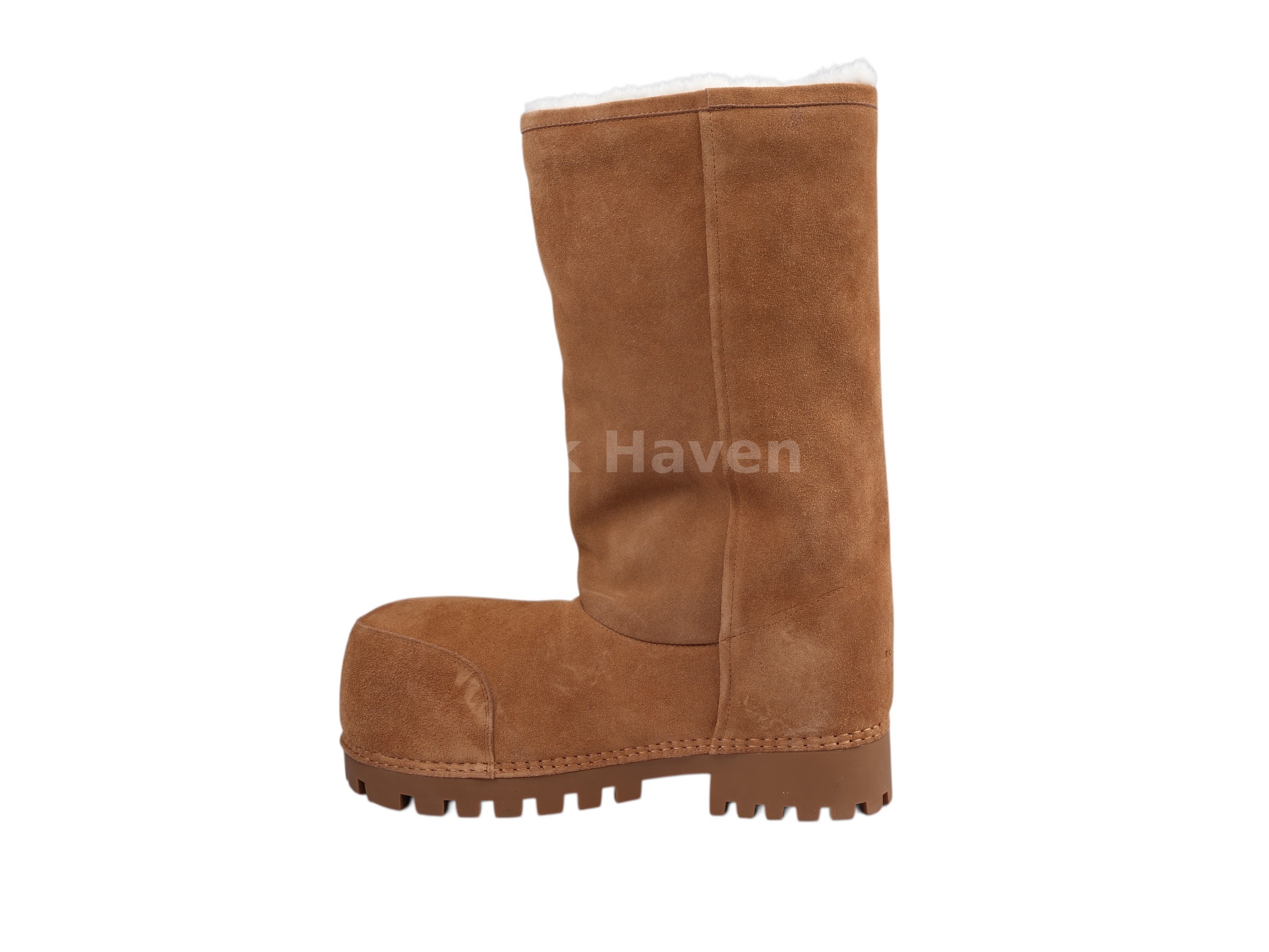 Alaska Fur High Boot Suede