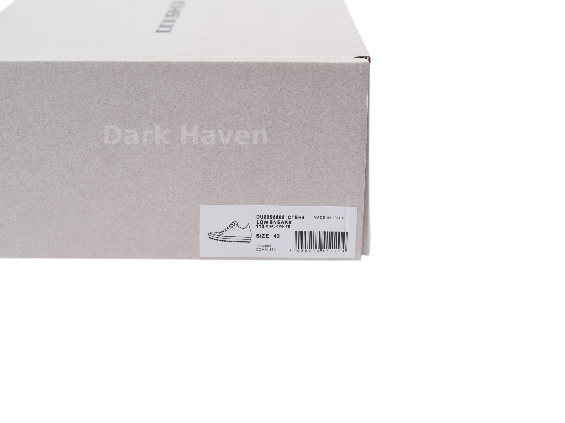 Chalk White Ramones Low Top Sneakers