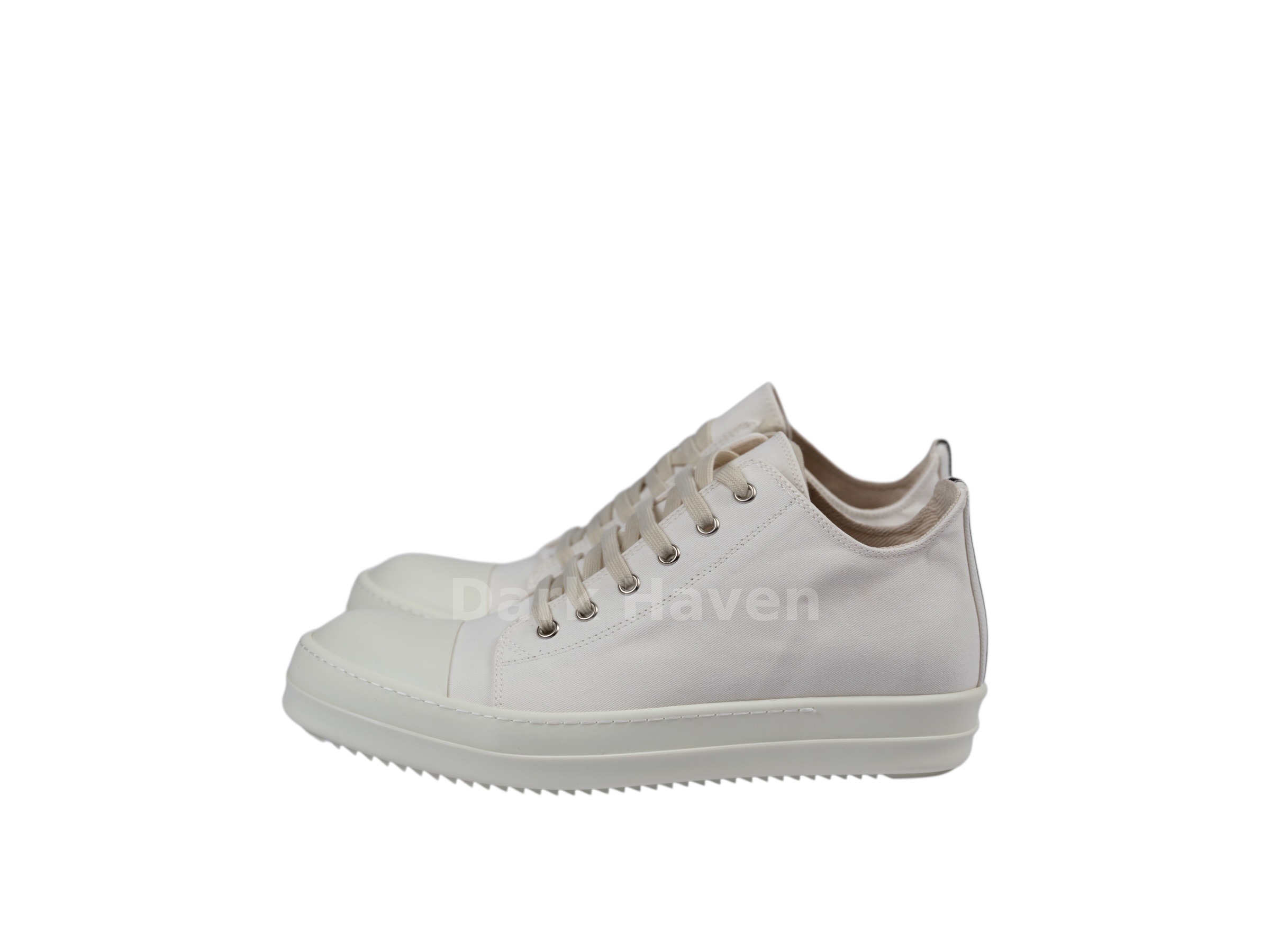 Chalk White Ramones Low Top Sneakers