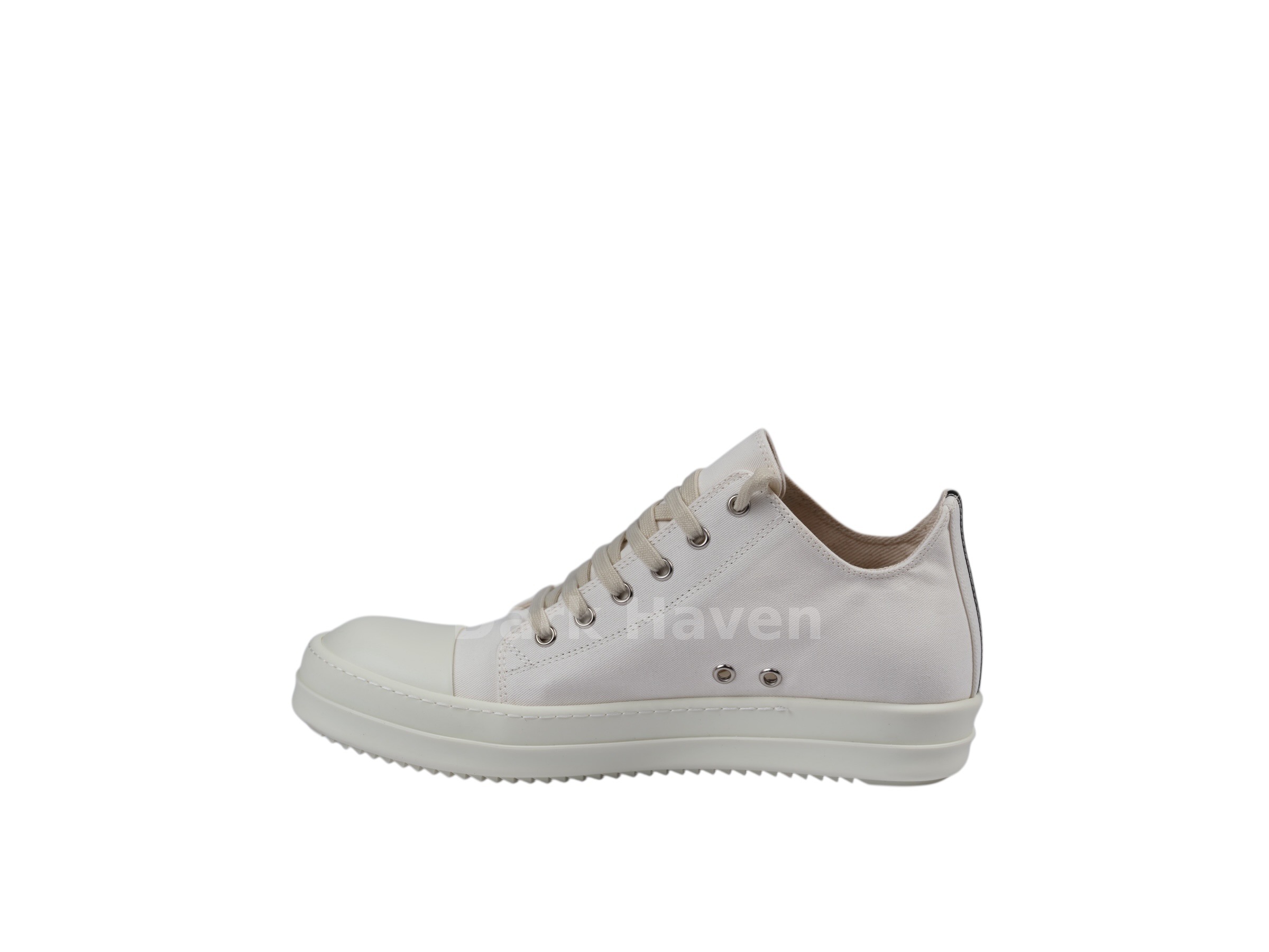 Chalk White Ramones Low Top Sneakers