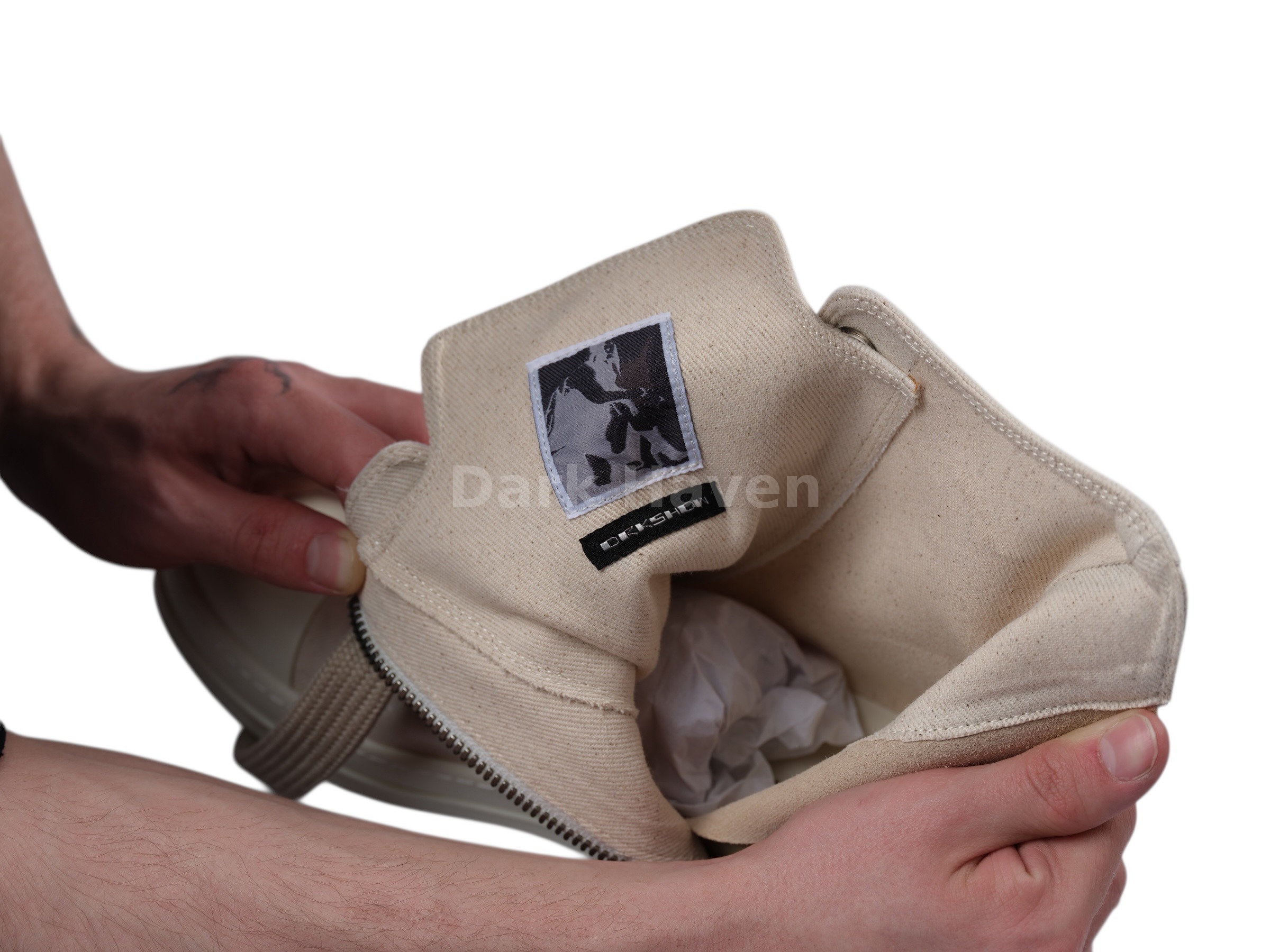 Ramones Jumbo High Top Sneakers Milk
