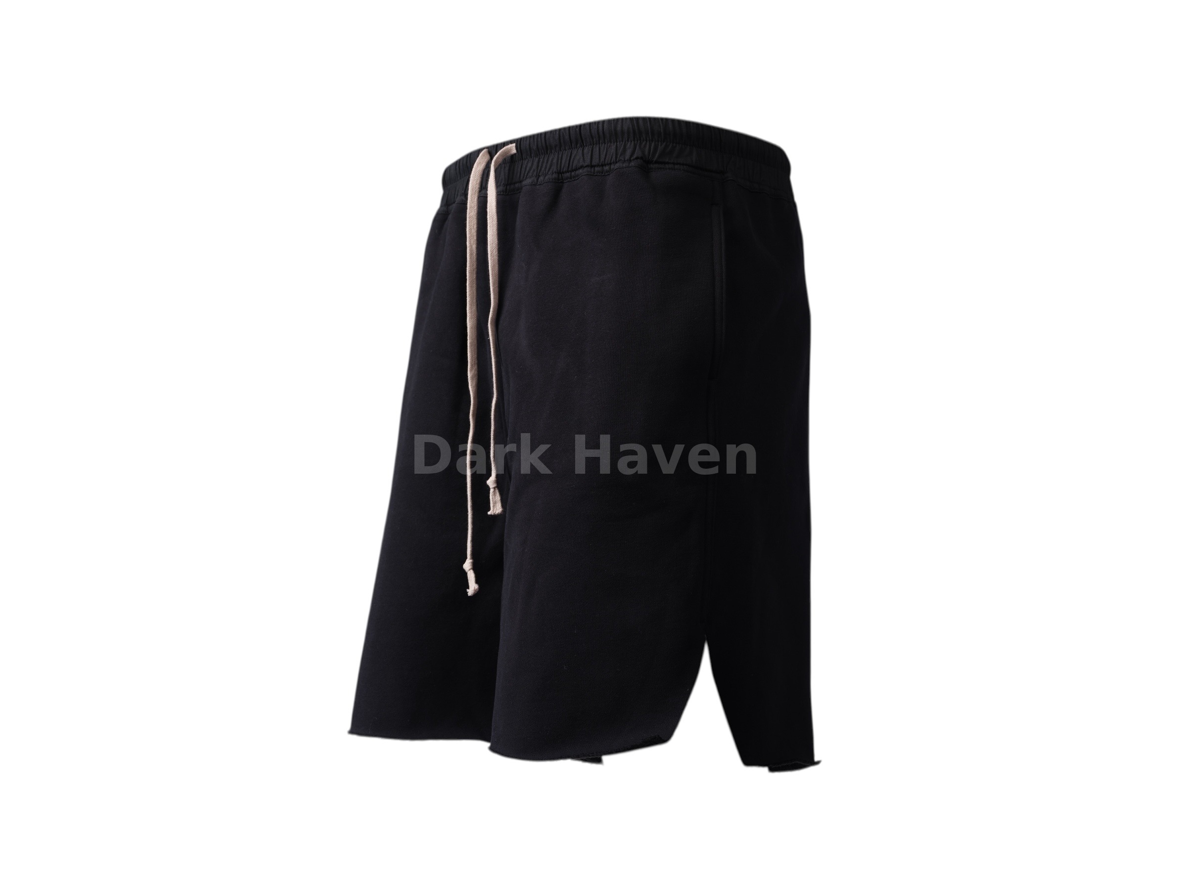 Cotton Drawstring Shorts Black
