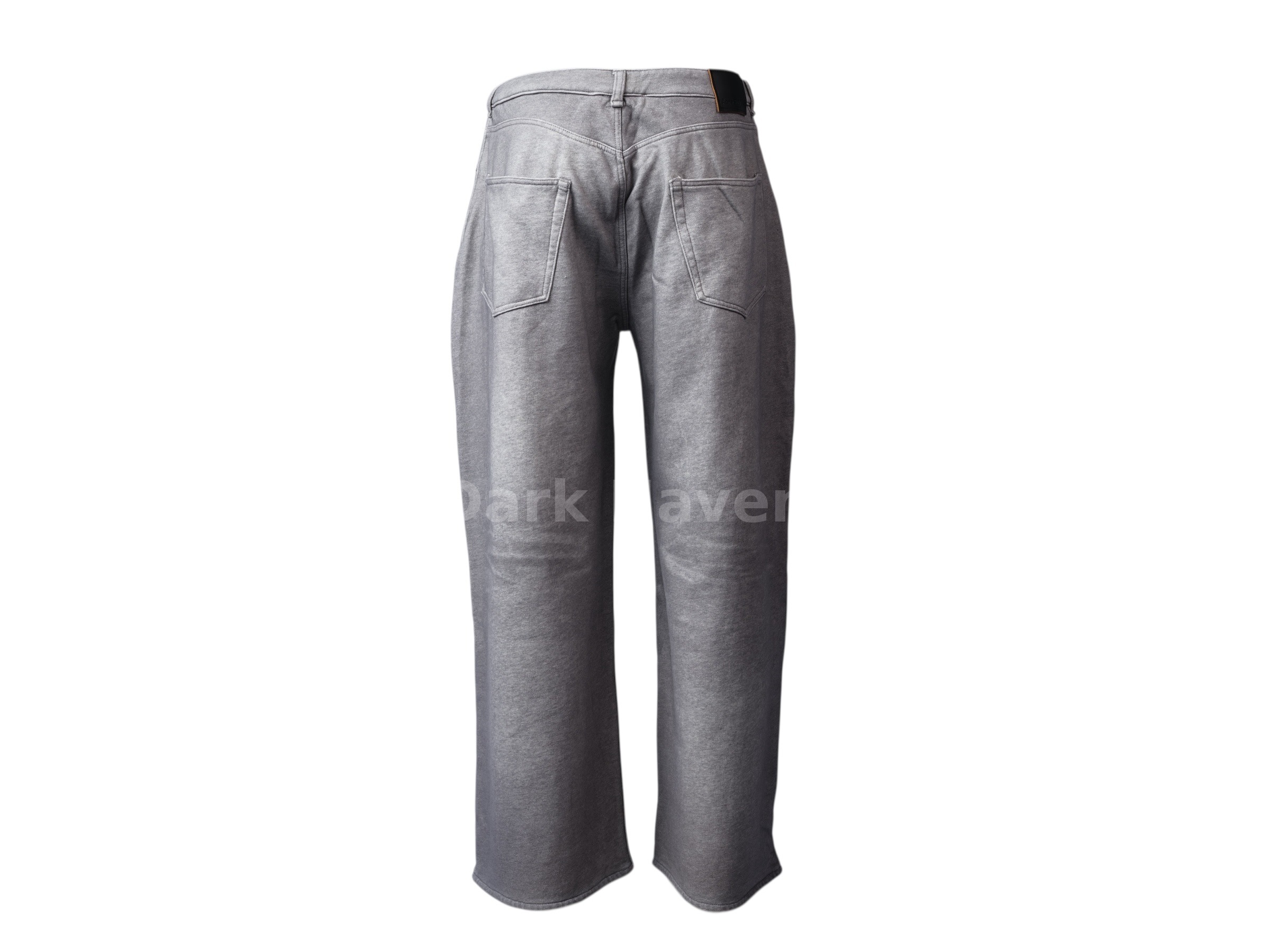 Wide Leg Grey Washed Jeans