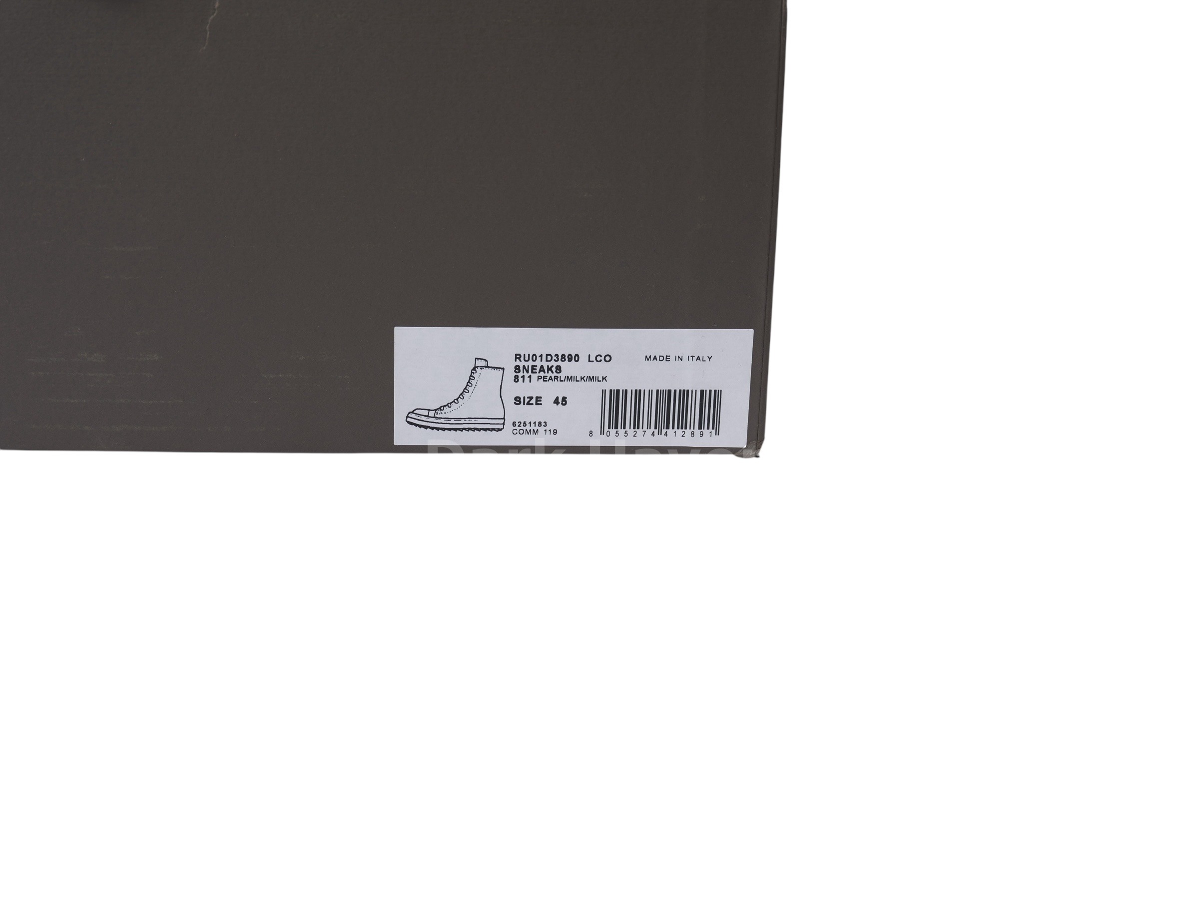 Mainline Ramones Grey High Top Sneakers
