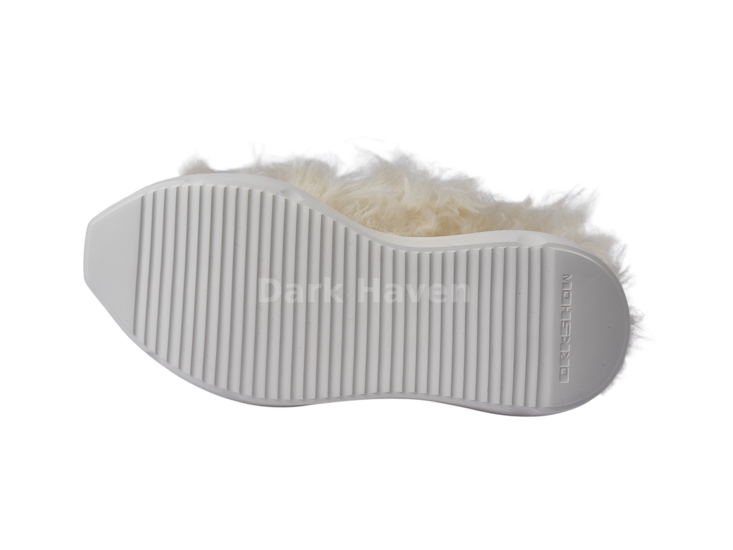 Abstract Fur Yeti Beige Low Sneakers
