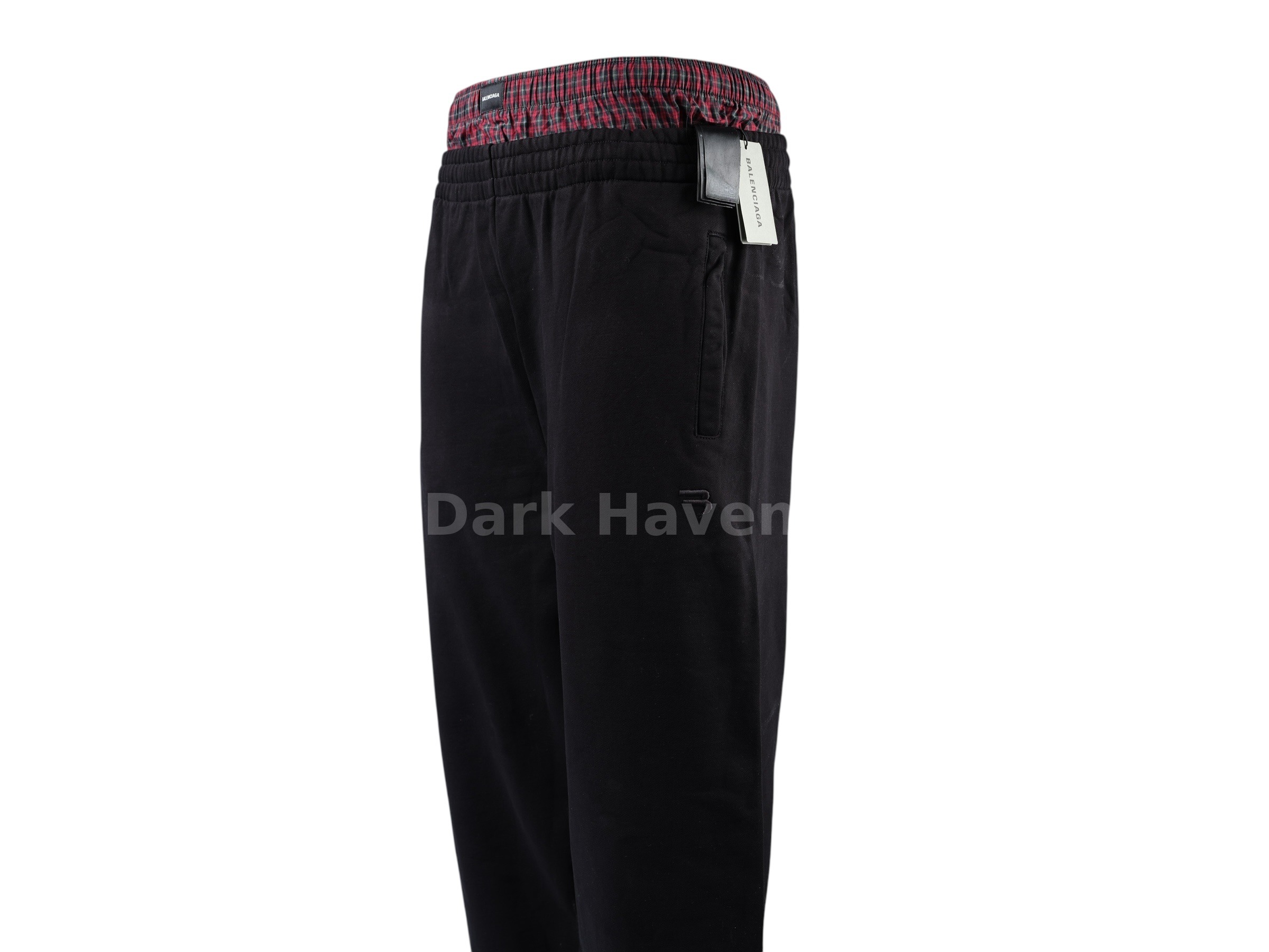 Layered Waist Wide Sweatpants