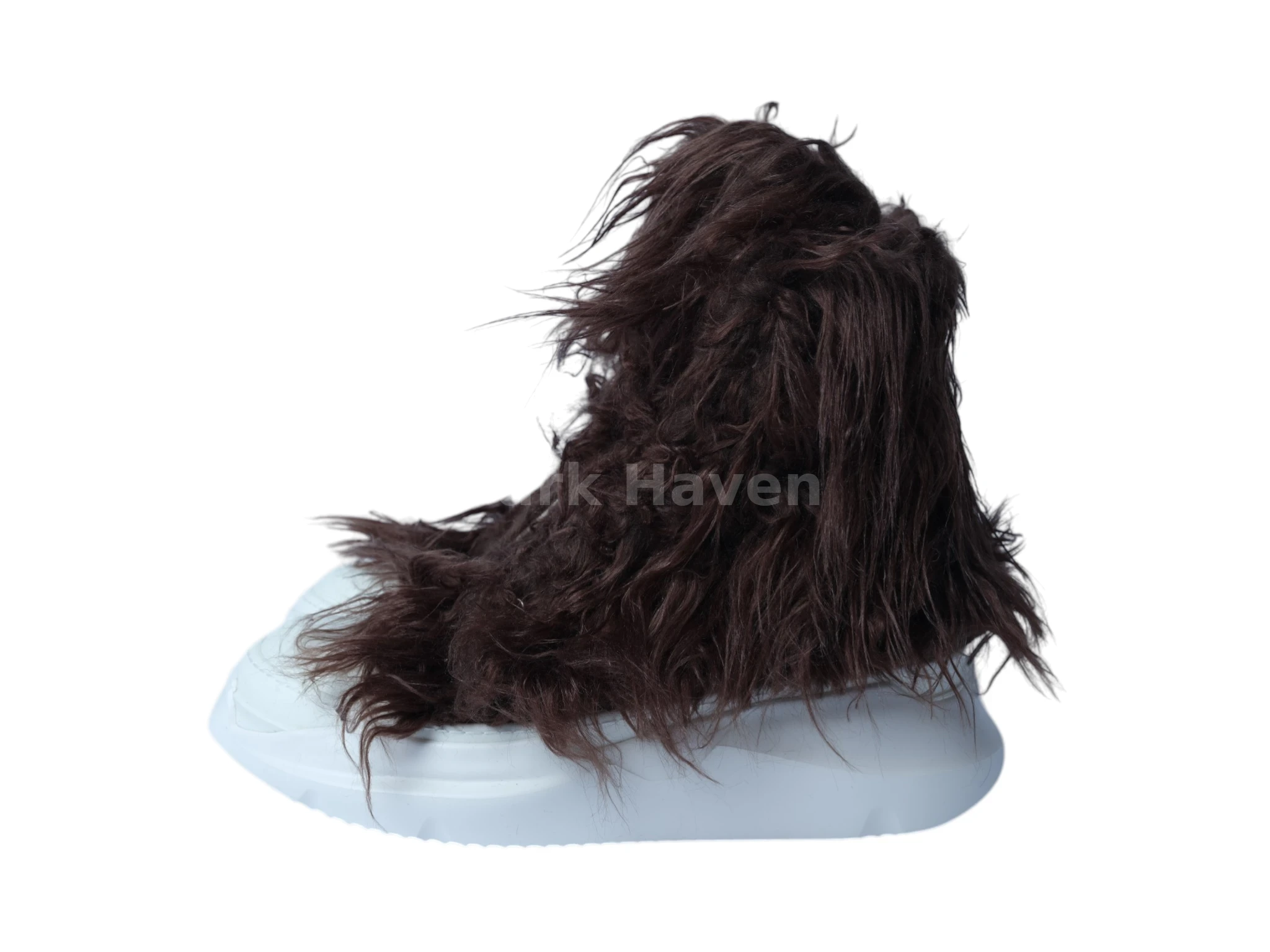 Abstract Fur Yeti Dust High Sneakers