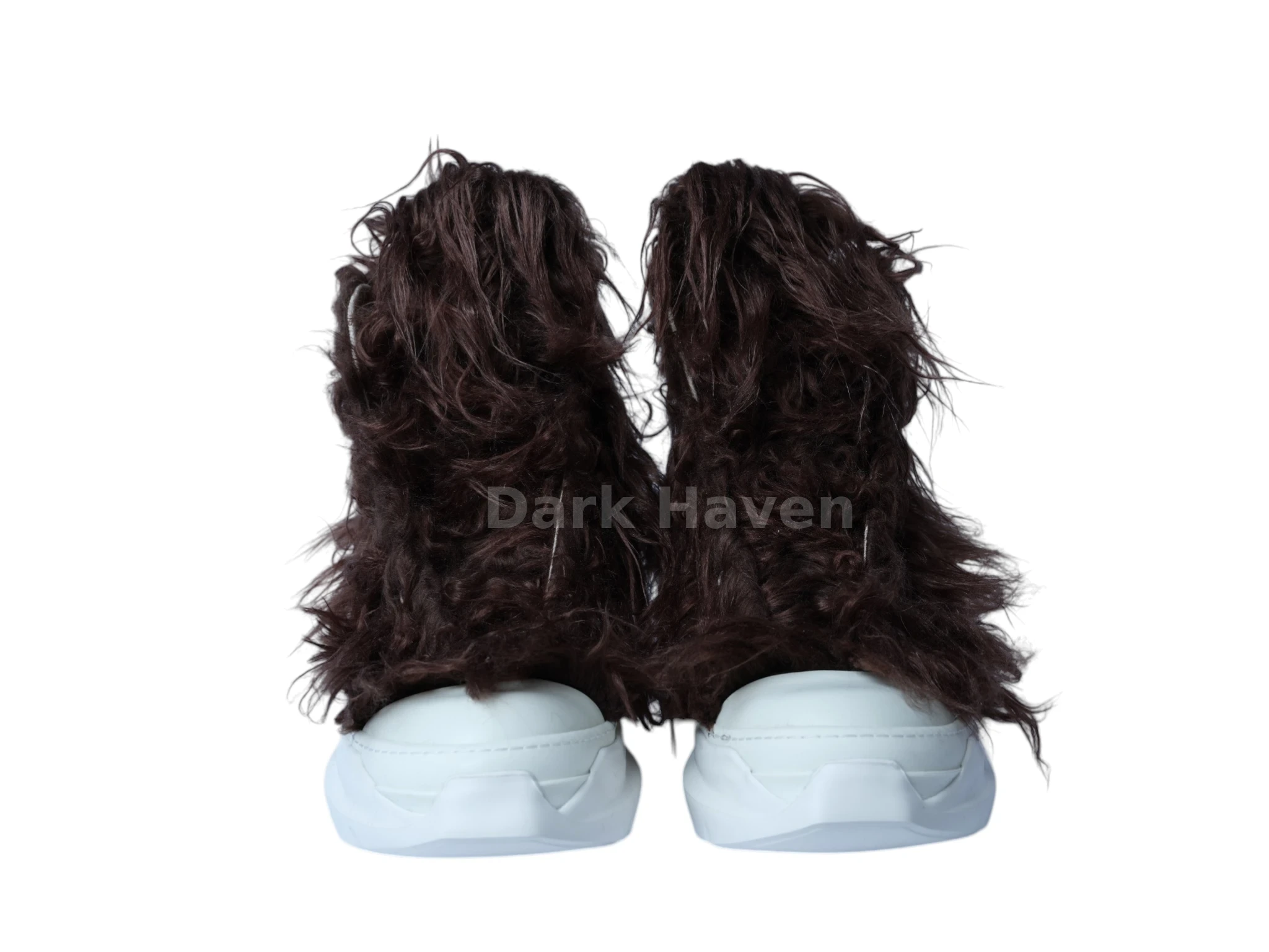 Abstract Fur Yeti Dust High Sneakers