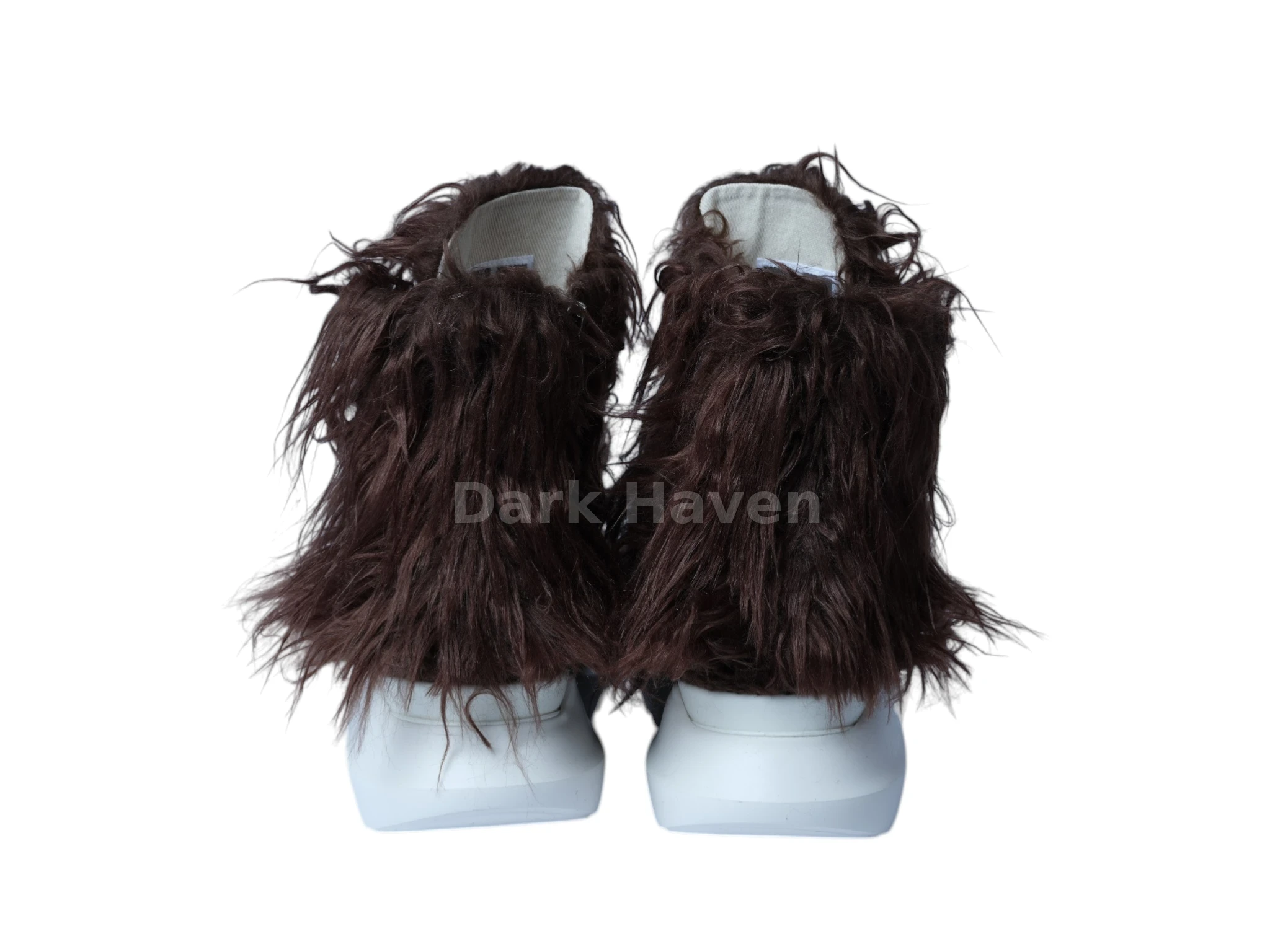 Abstract Fur Yeti Dust High Sneakers