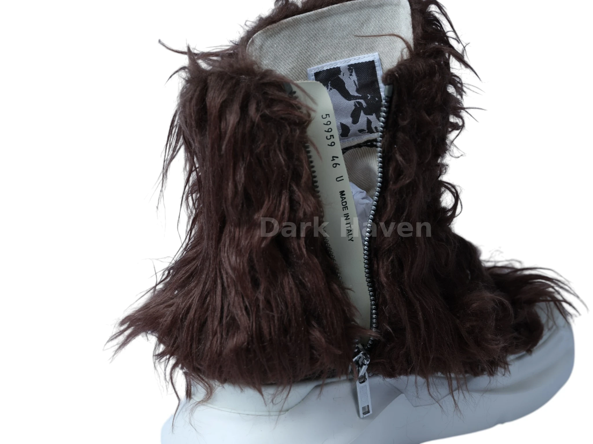 Abstract Fur Yeti Dust High Sneakers
