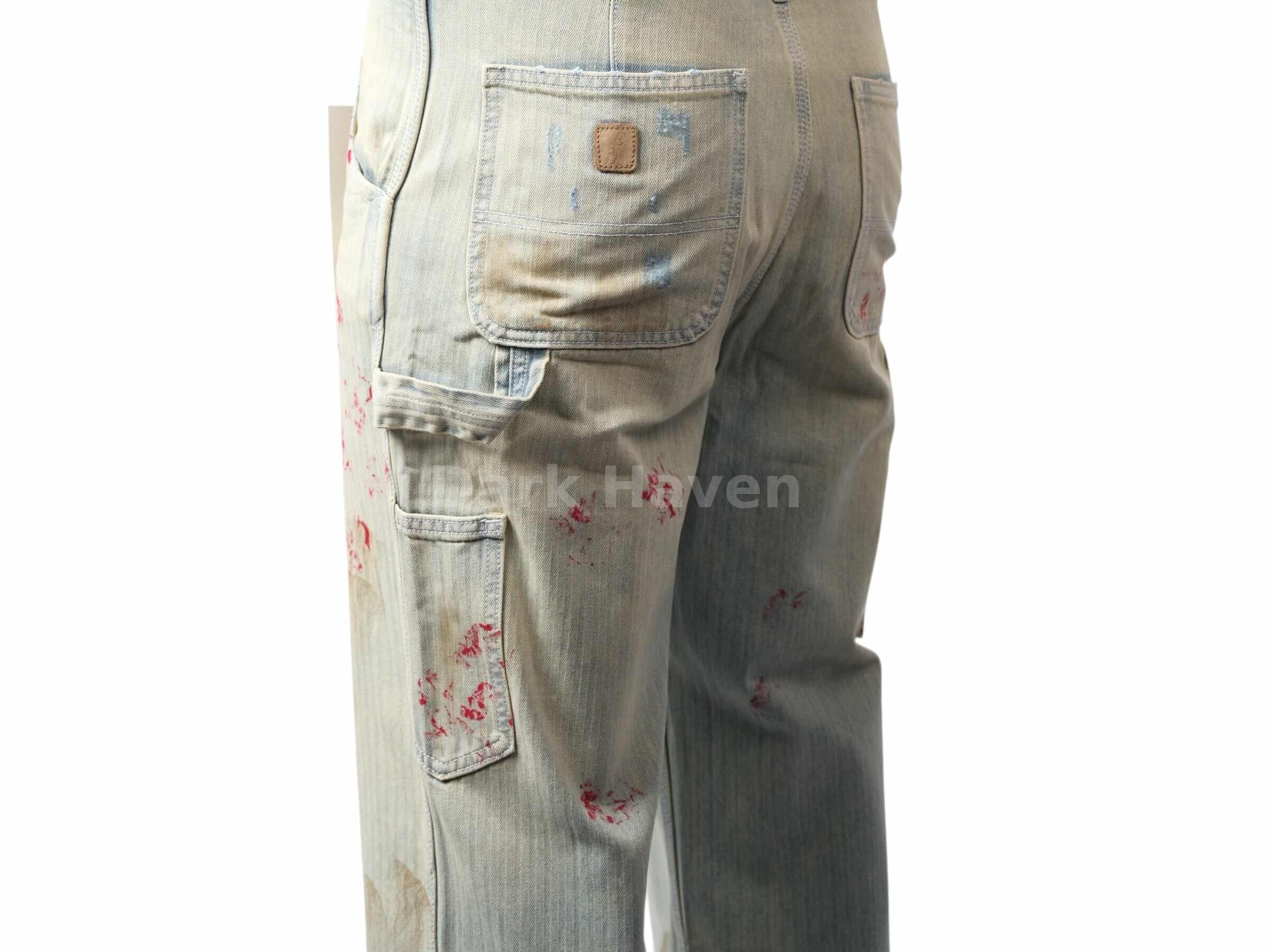 Blood Paint Distressed Jeans