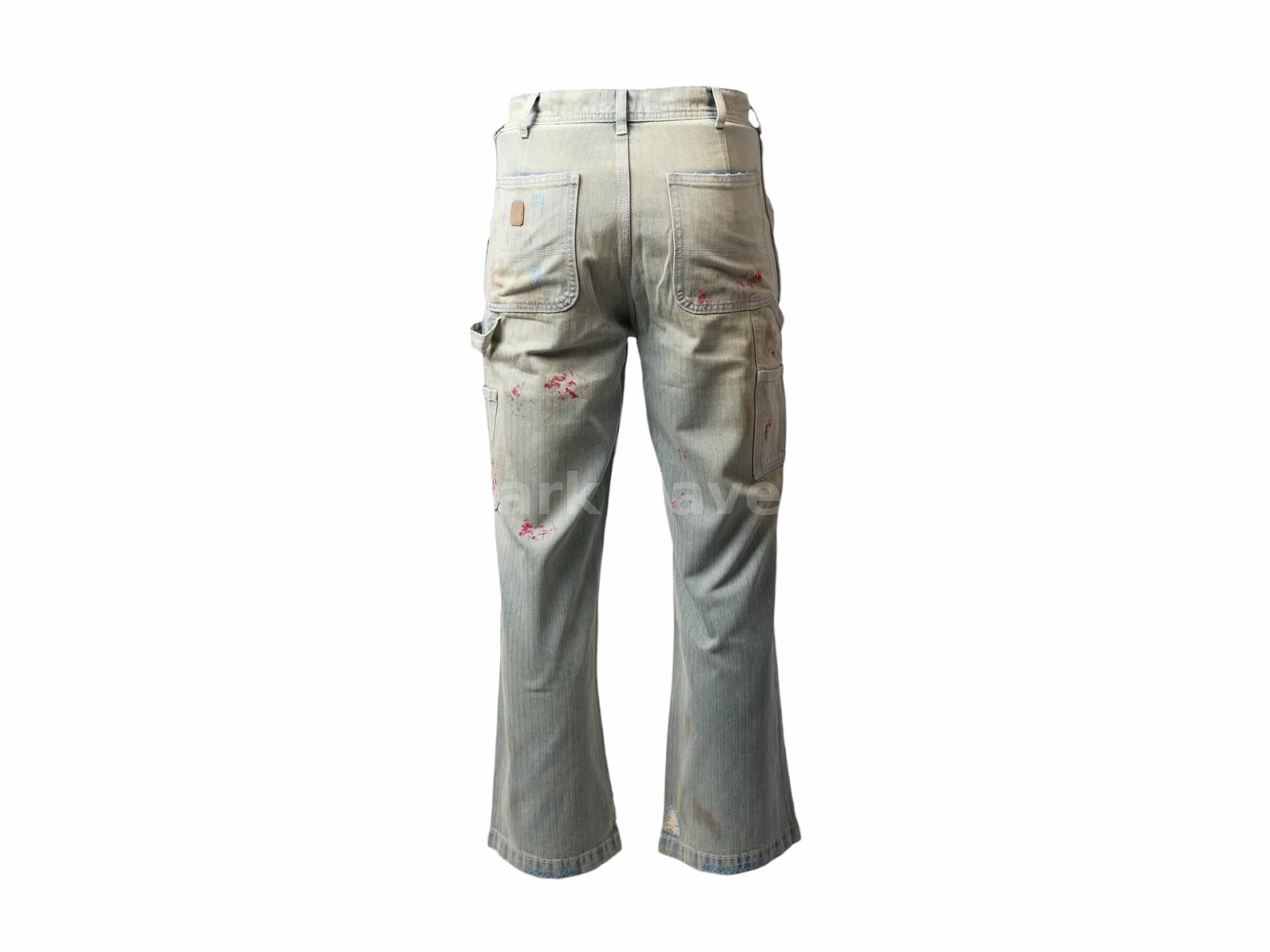 Blood Paint Distressed Jeans