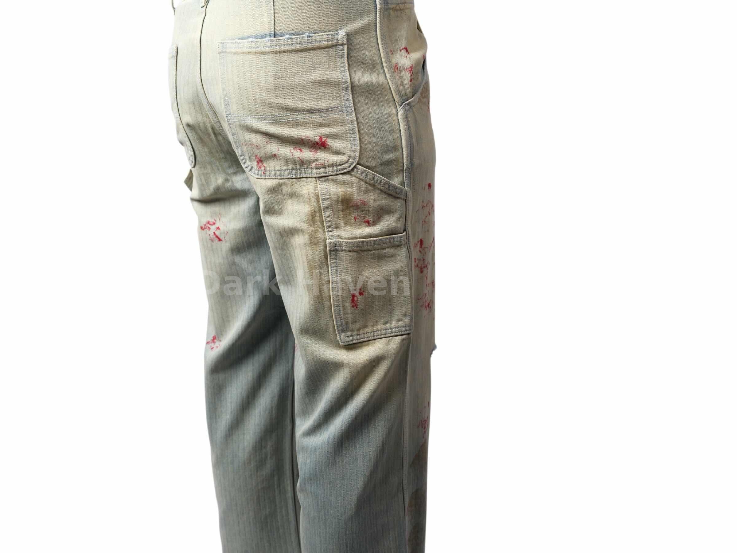 Blood Paint Distressed Jeans