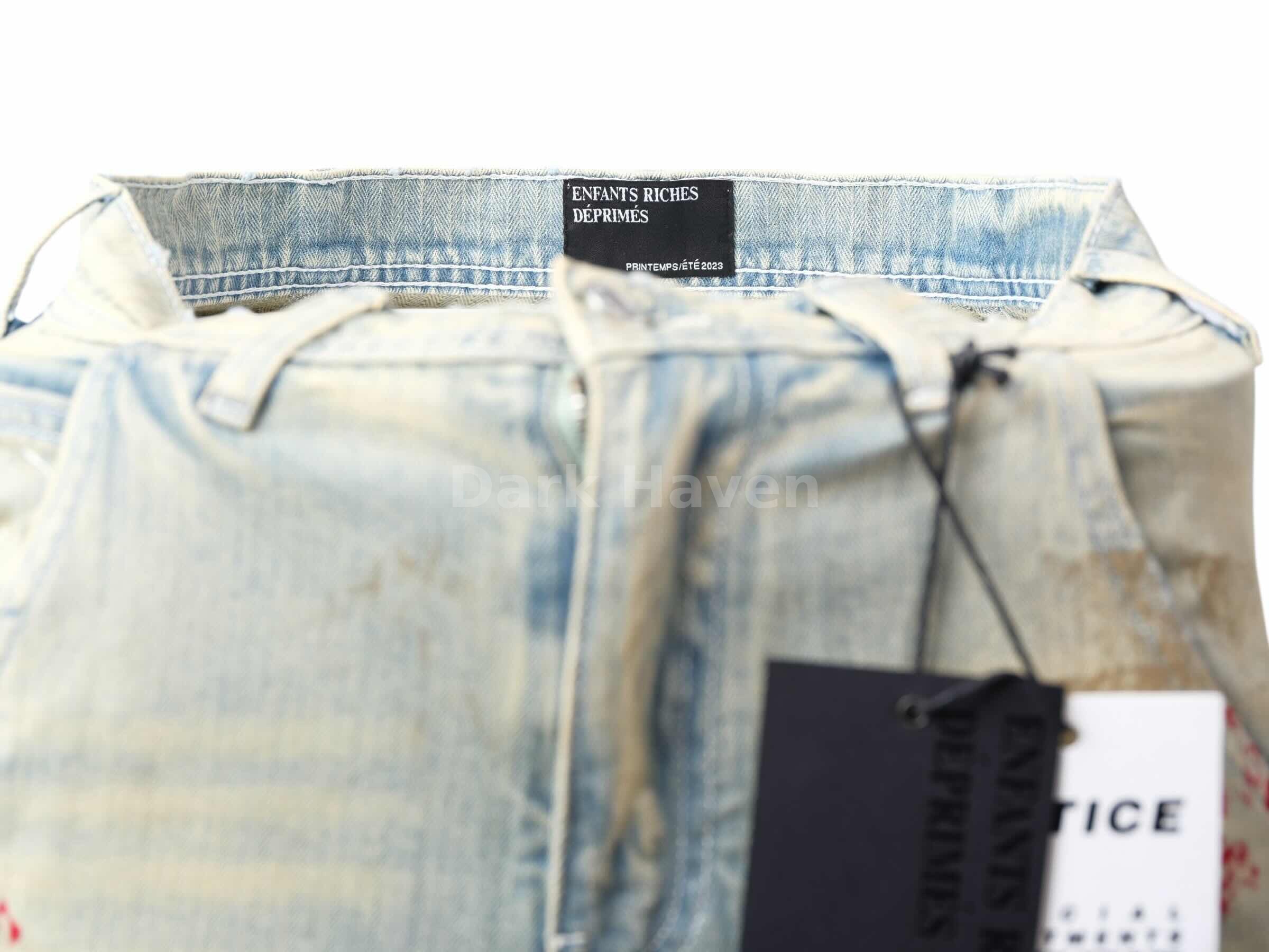 Blood Paint Distressed Jeans