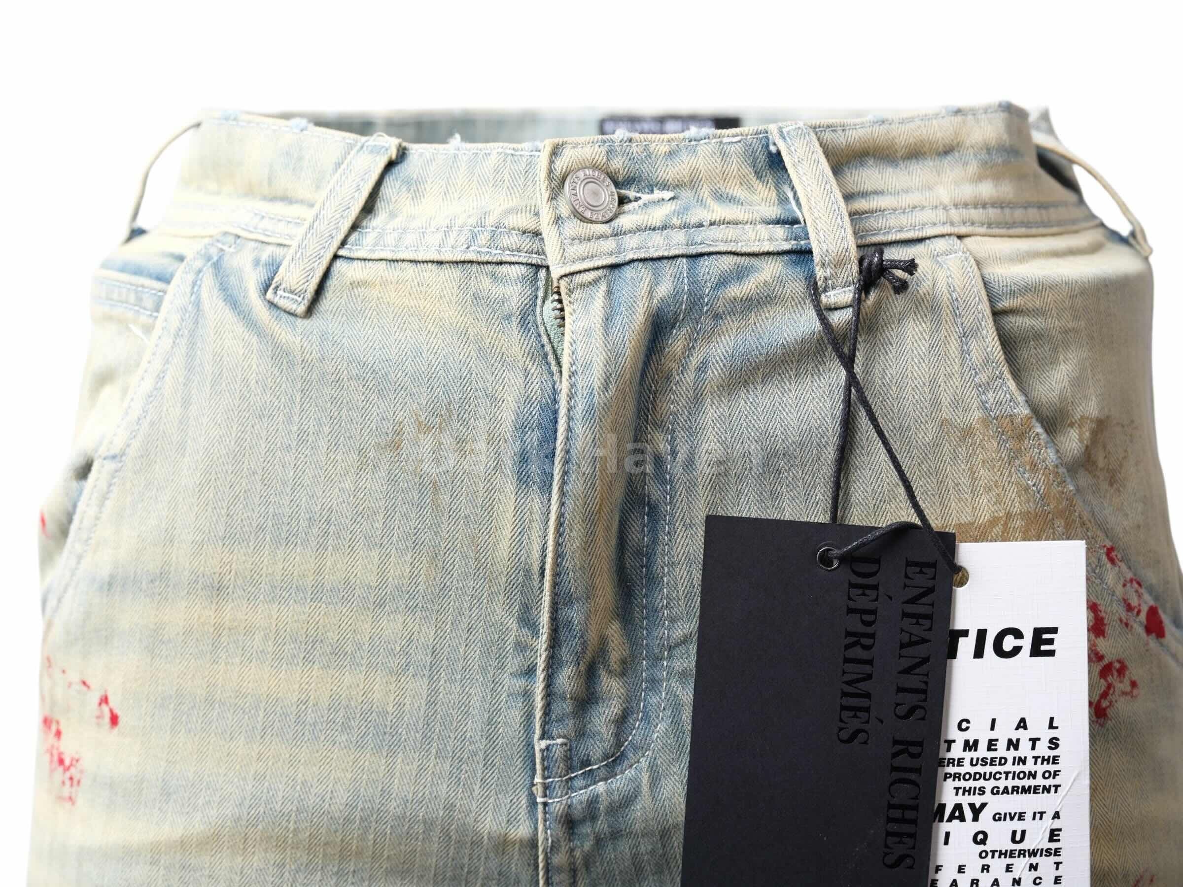 Blood Paint Distressed Jeans
