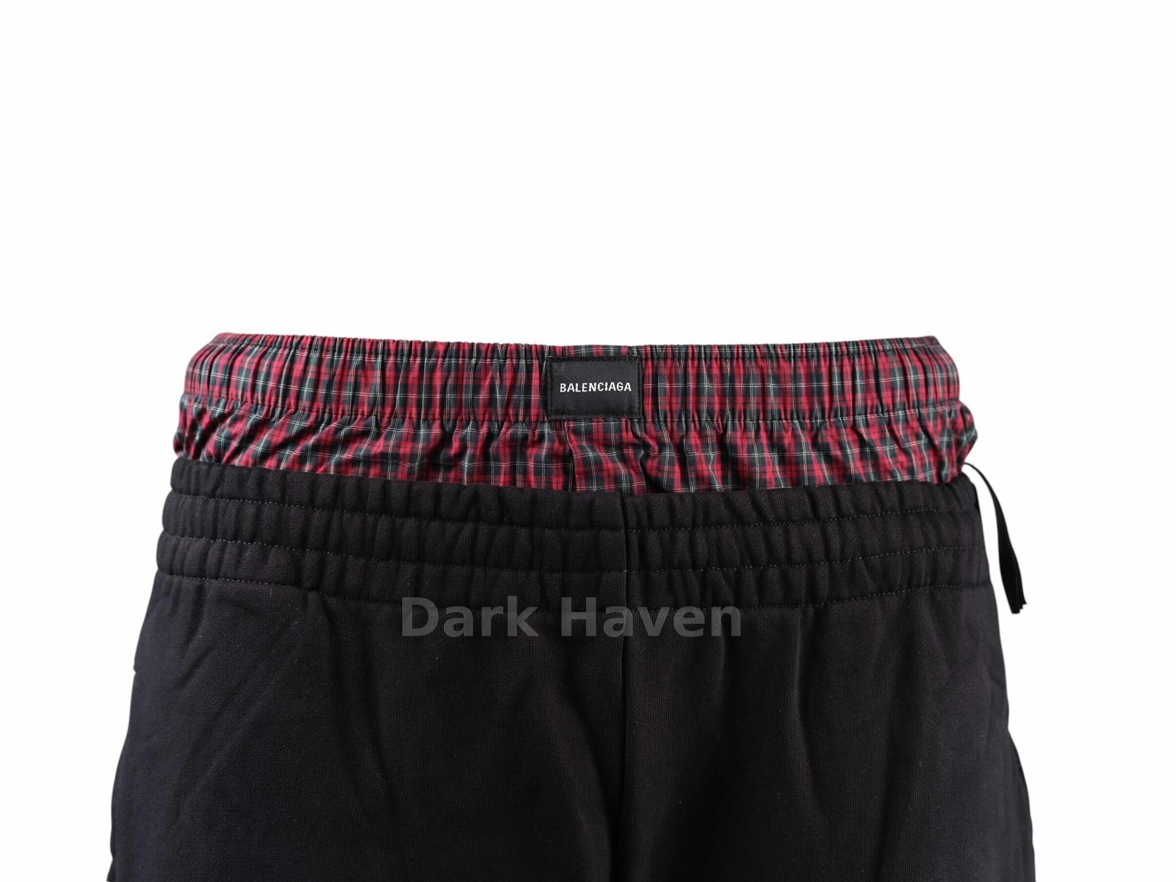 Layered Waist Wide Sweatpants
