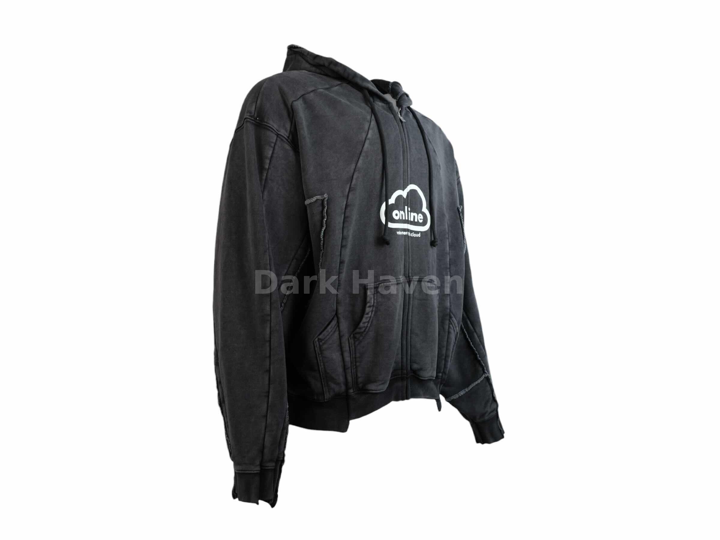 Cloud Zip Up Hoodie Grey