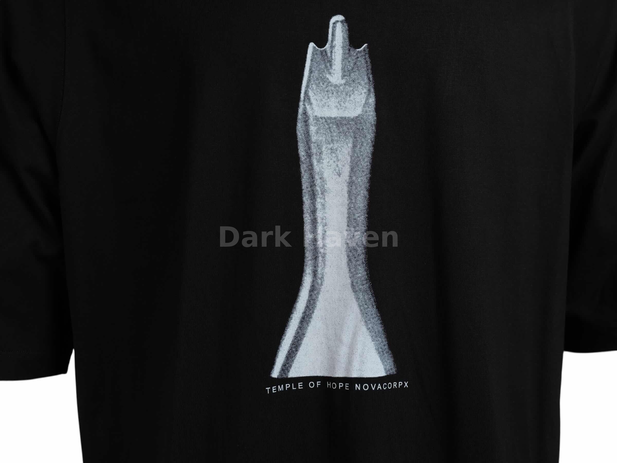 HOLLYWOOD S/S 25 Temple of Hope Oversized Tee Black