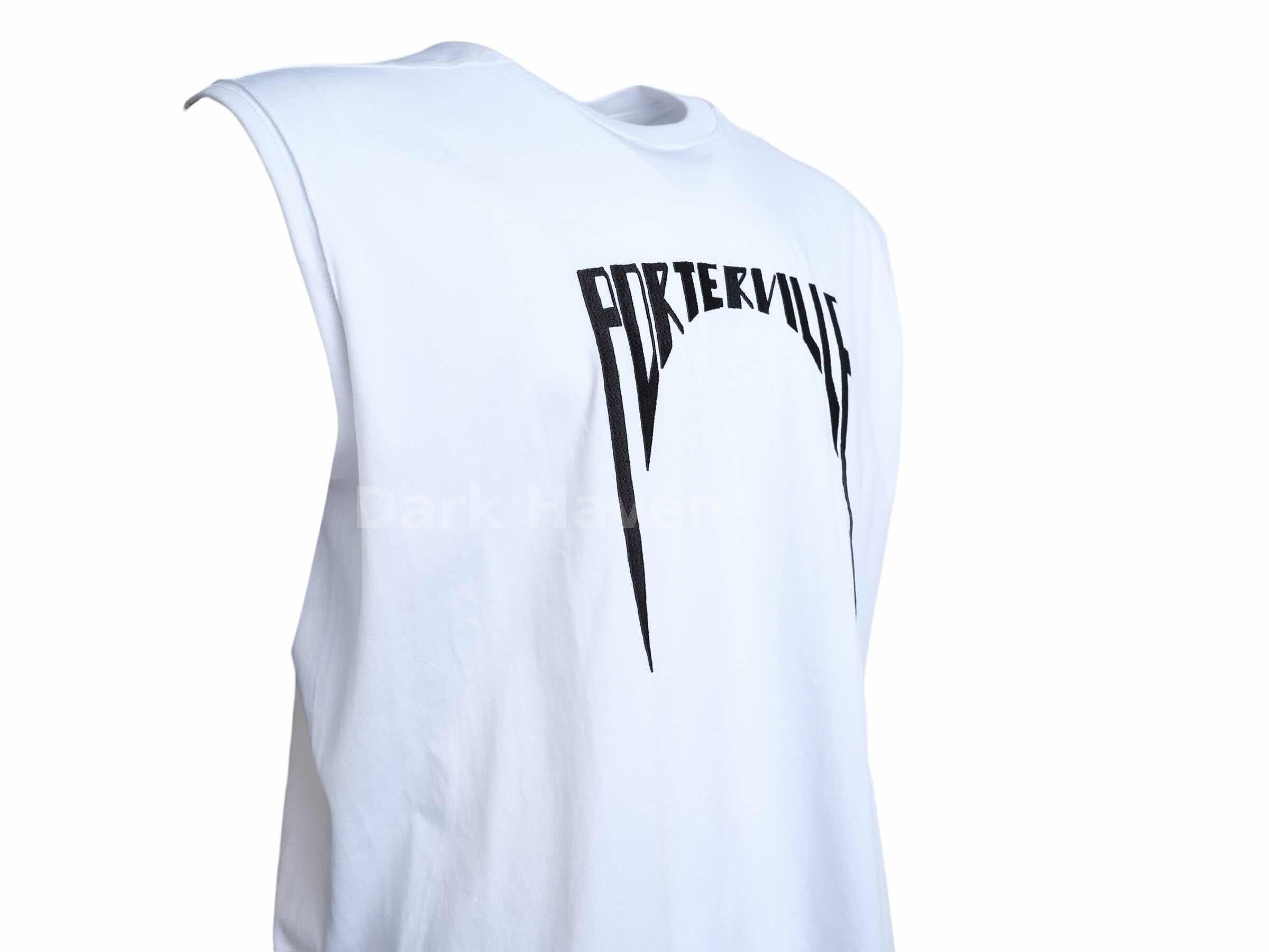 PORTERVILLE F/W 24 Sleeveless Logo Tee White
