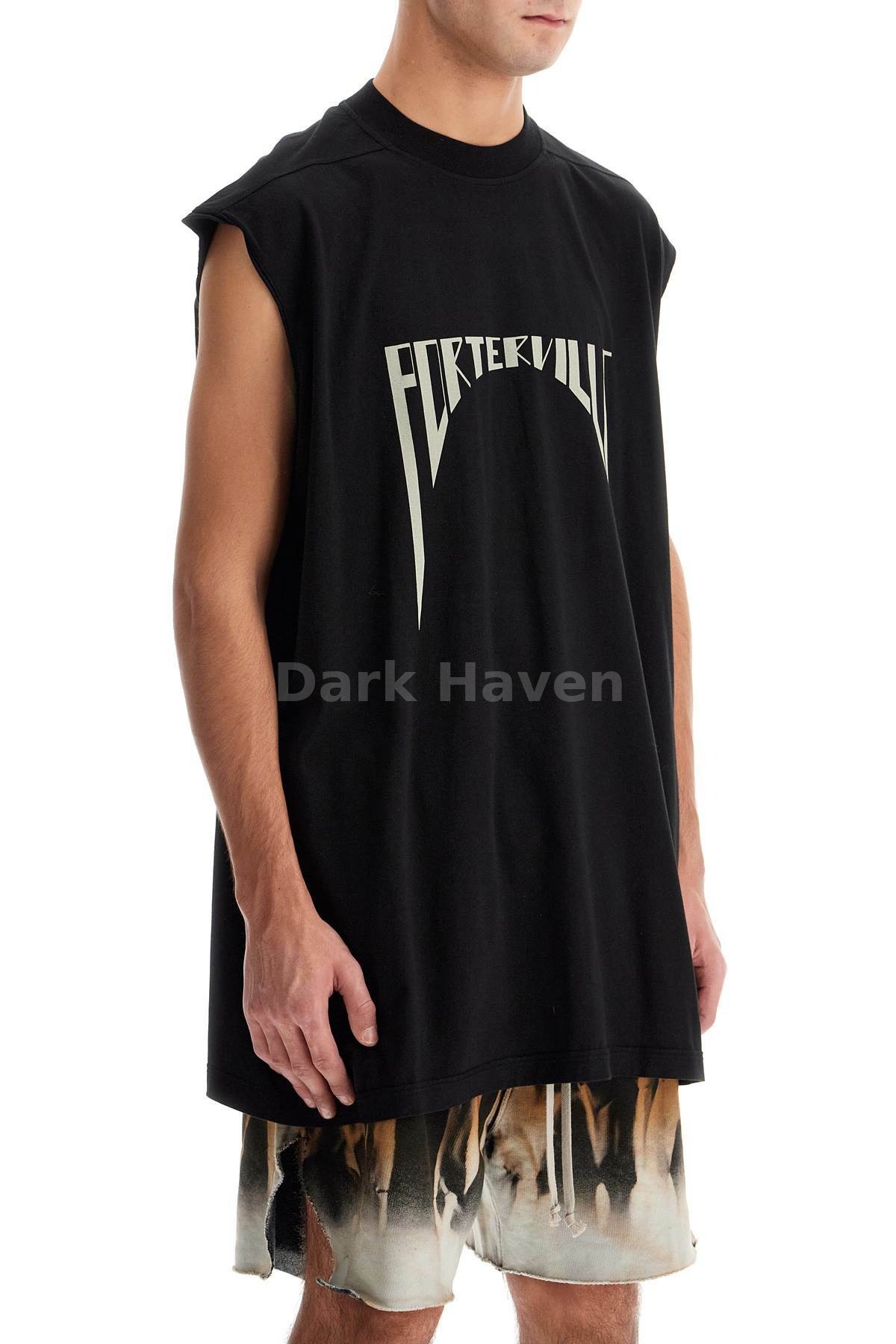 PORTERVILLE F/W 24 Sleeveless Logo Tee Black