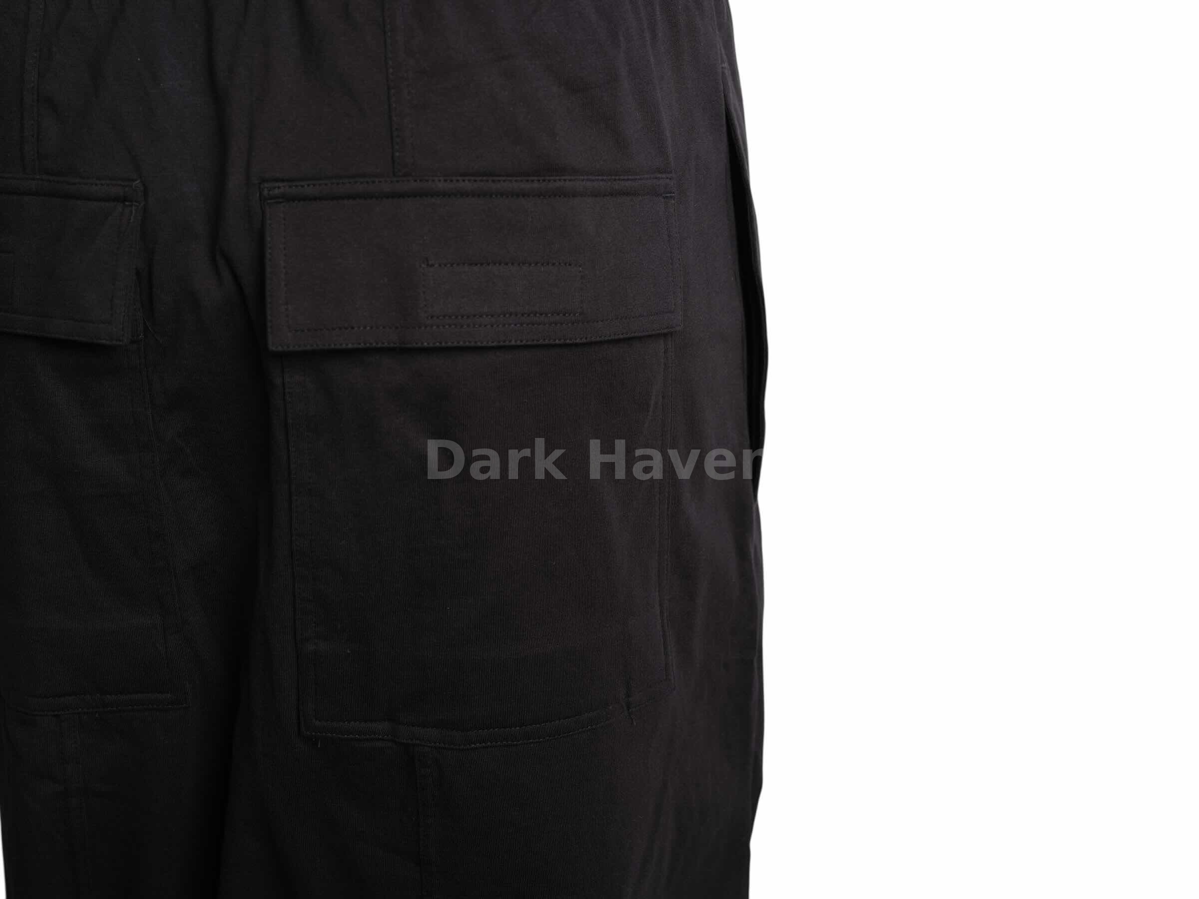 Rick Owens Cotton Drawstring Pods Shorts