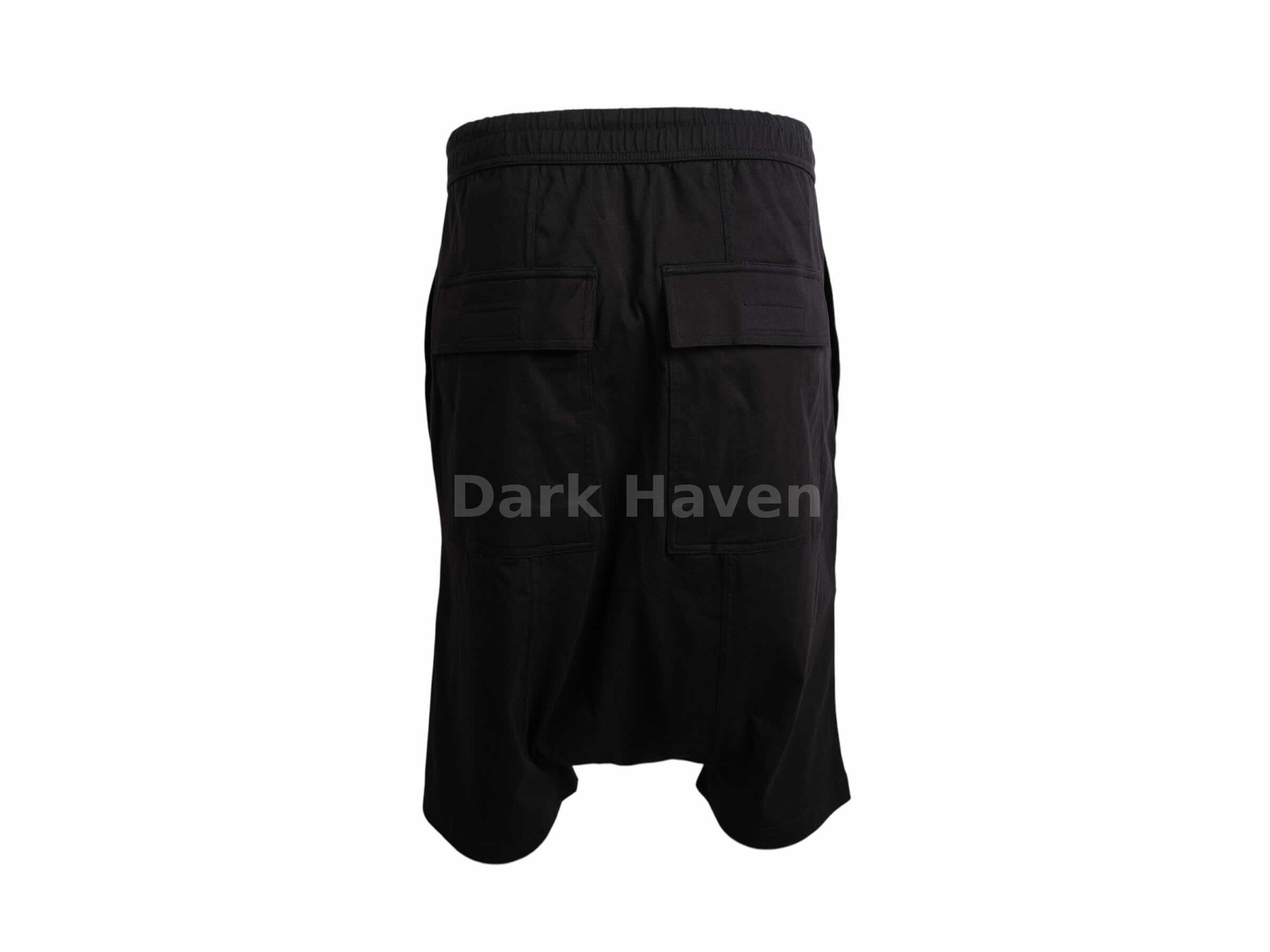 Rick Owens Cotton Drawstring Pods Shorts