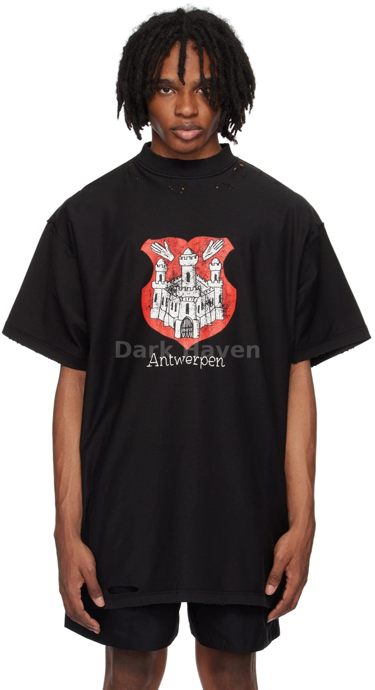 Black Antwerpen Inside-Out T-Shirt