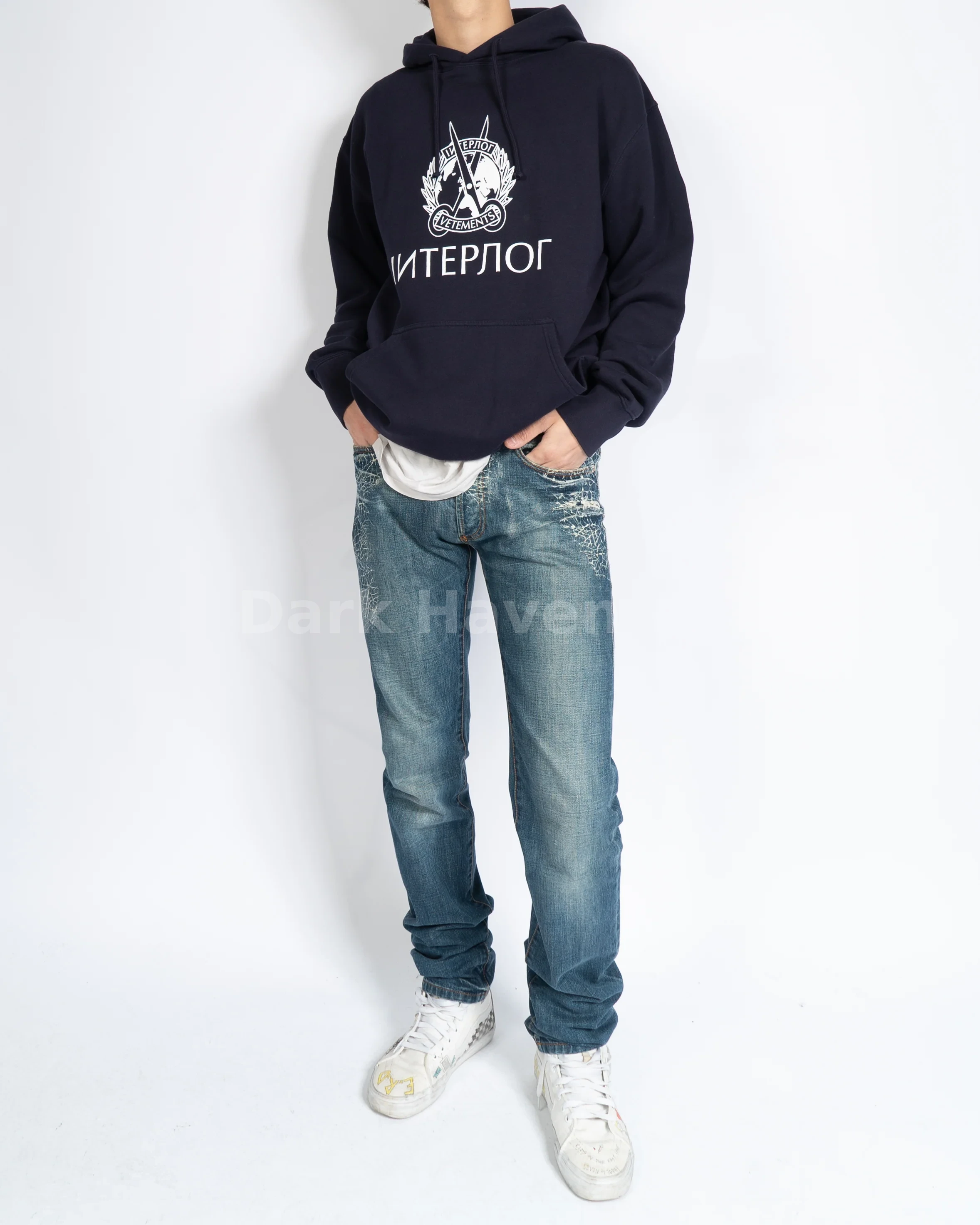 Interlog Print Hoodie
